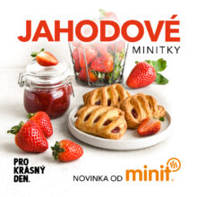 Jarní novinka: jahodové ﻿minitky