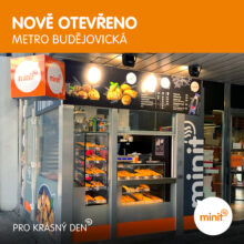 Nově otevřeno: MINIT pekárnička Budějovická